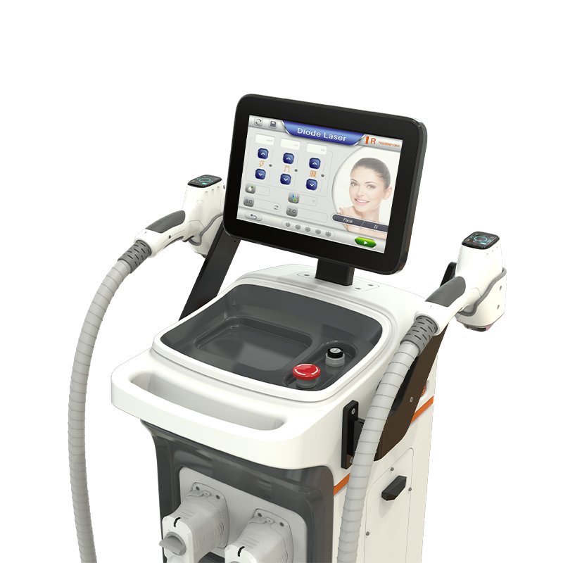 Multi Color Selection Vertical Tech Newest Vertical Double Handles 2000W Diode Laser Full Body Hair Removal Machine 755nm 808nm 1064nm Diode Laser Device