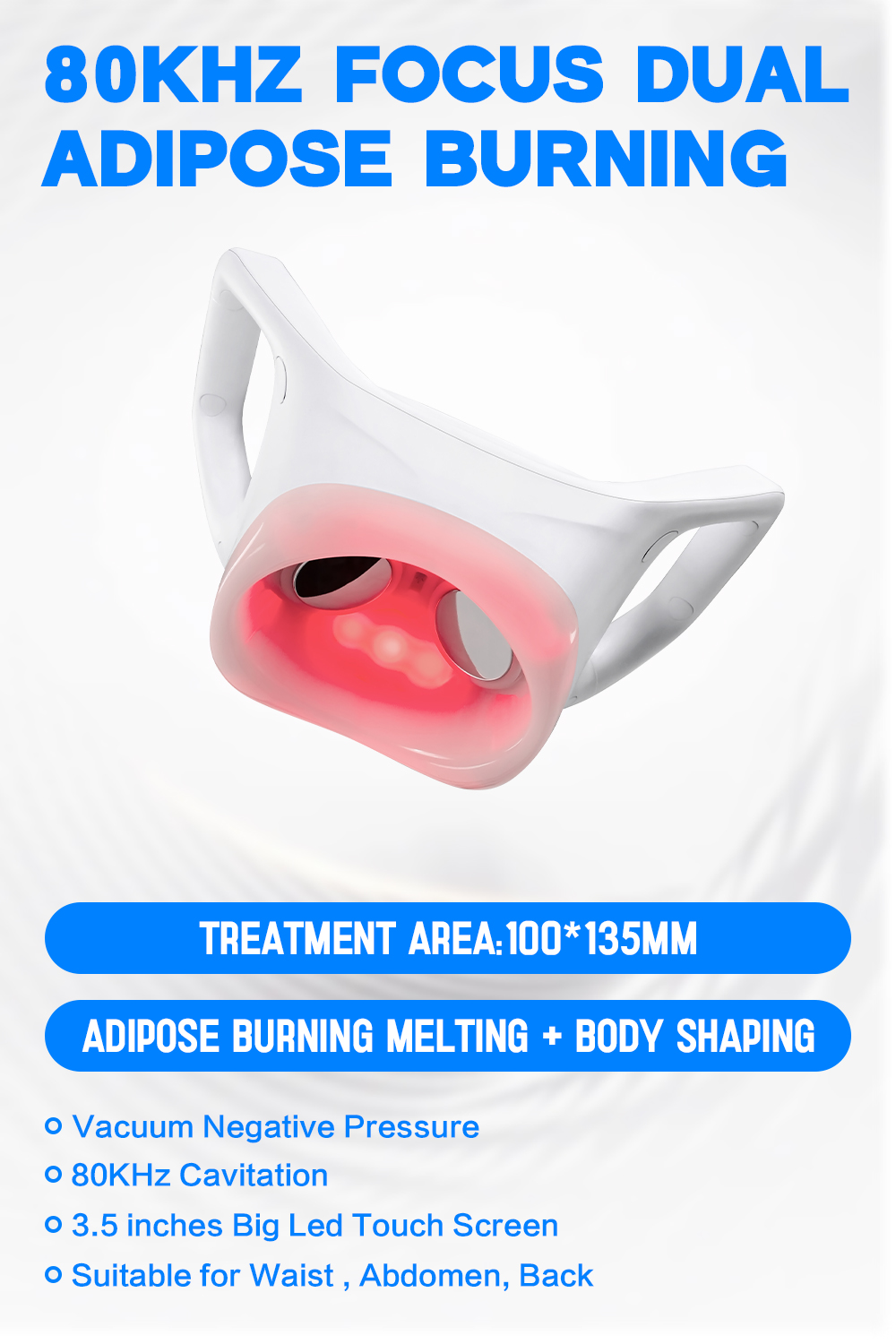 Focus dual cavitation