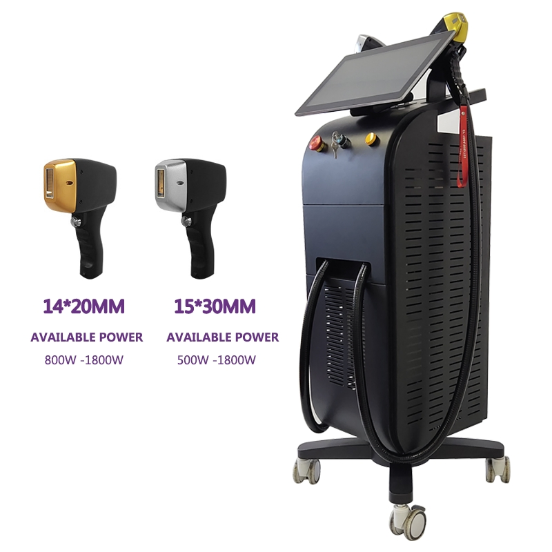 Smart Interconnection of Mobile Phones and Machines New Diode Laser Hair Remover 4 Wave 755 808 1064 Laser Hair Removal Device