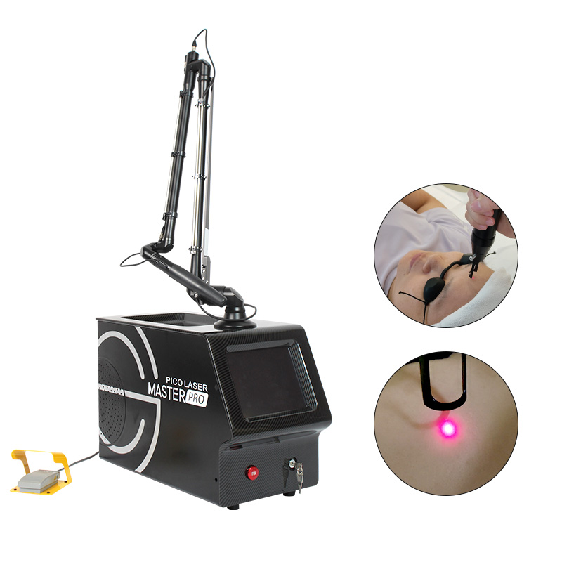 Portable Picosecond Laser Tattoo Removal Pigment Removal Q Switched ND YAG Laser Carbon Peel Machine