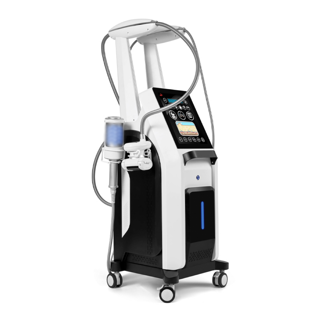 Vertical Vacuum Roller Therapy Lymphatic Drainage Massage Face Butt Lifting Body Slimming Inner Ball Roller Machine