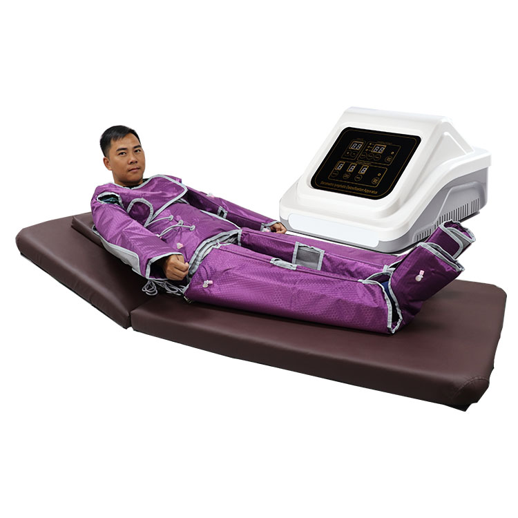 New Professional Pressotherapy Machine For Lymphatic Drainage Pressotherapy For Blood Vessels Using The Small Device