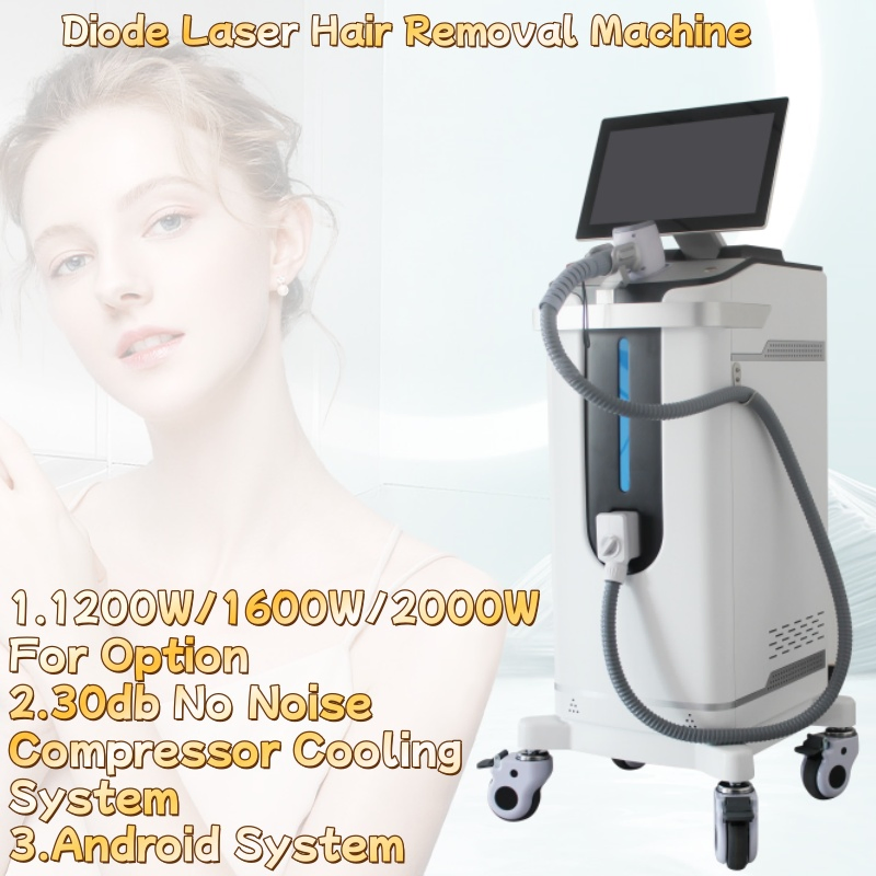 Keylaser K18 Ai Android Compressor Cooling System 1200W Diode Laser Hair Removal Beauty Device