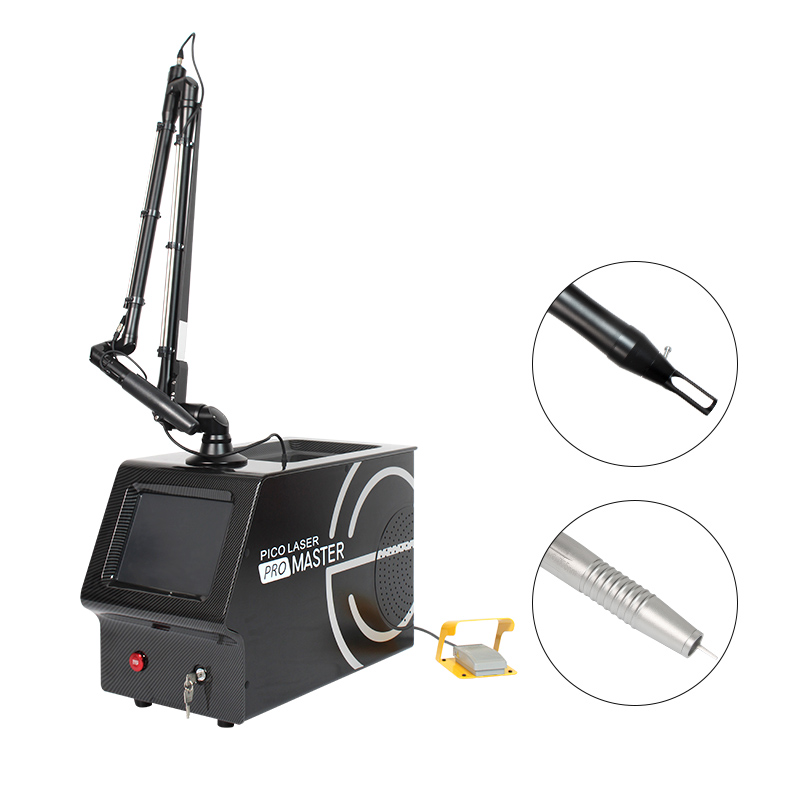 Portable Picosecond Laser Tattoo Removal Pigment Removal Q Switched ND YAG Laser Carbon Peel Machine