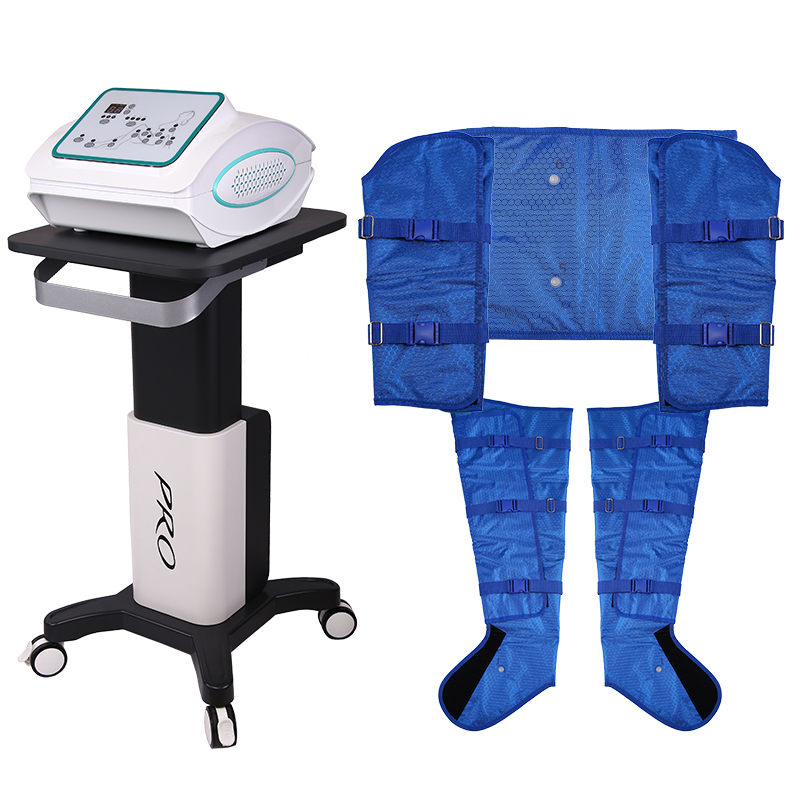 E-Full Body Lymphatic Drainage Pressotherapy Machine for Beauty Salons-Desktop ABS &amp; Stainless Steel Drainage Lymphatic