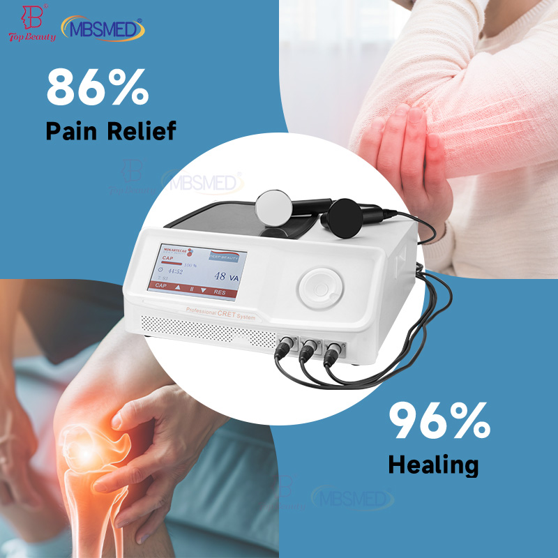 High Quality Tecartherapy 448khz Radiofrequency Tecar Machine Vet Body Care Therapy Equipment Smart Tecar Pro CET RET RF Machine