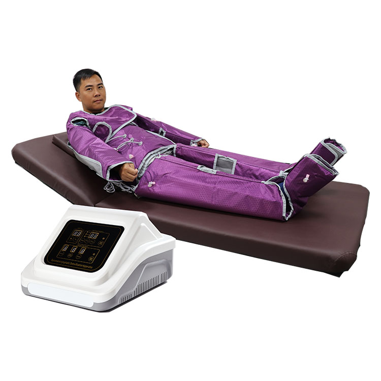 New Professional Pressotherapy Machine For Lymphatic Drainage Pressotherapy For Blood Vessels Using The Small Device
