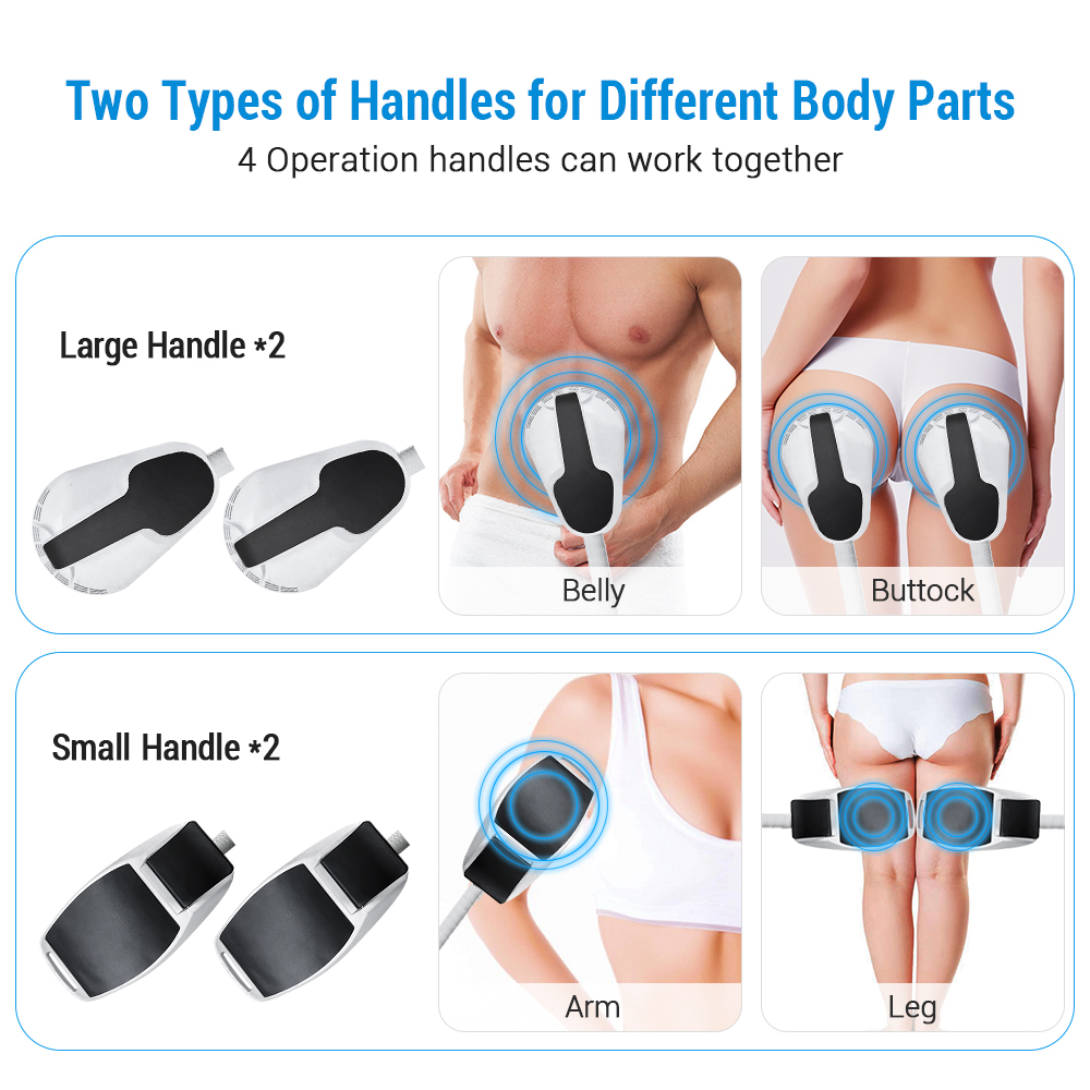 4 Handles Skin Firming 6500w Muscle Stimulation Slim Body Sculpting Machine Tesla with Pelvic Floor Optional