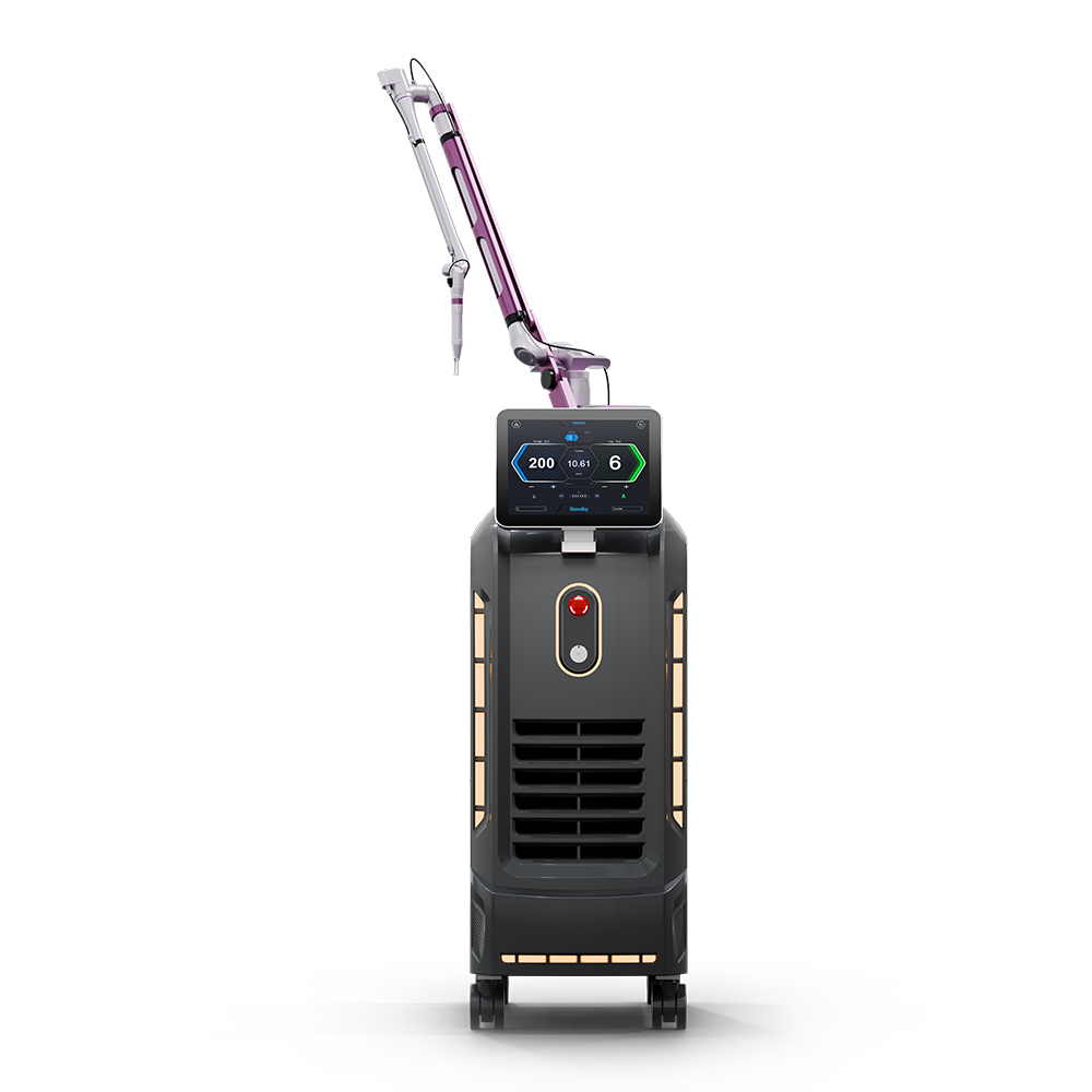2024 Korea Factory Price Q Switched Nd Yag Picosecond Laser Tattoo Removal Machine 1064 532 755 650 585 Picocare 450PS