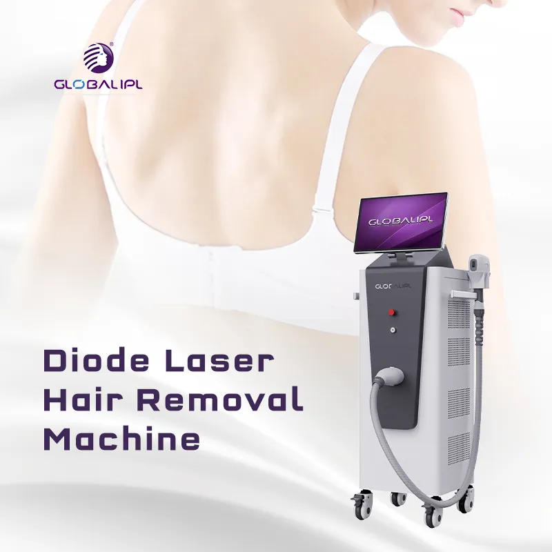 High Power 808 Diode Laser Ice Cooling Fast Hair Removal Device