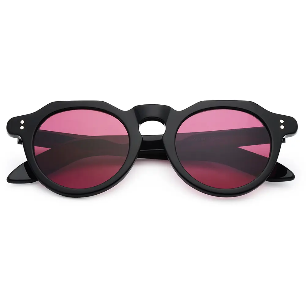 Wholesale Retro Round Tortoiseshell Acetate Sunglasses | China Suppliers & OEM ODM Factory for Customization Suppliers, Product