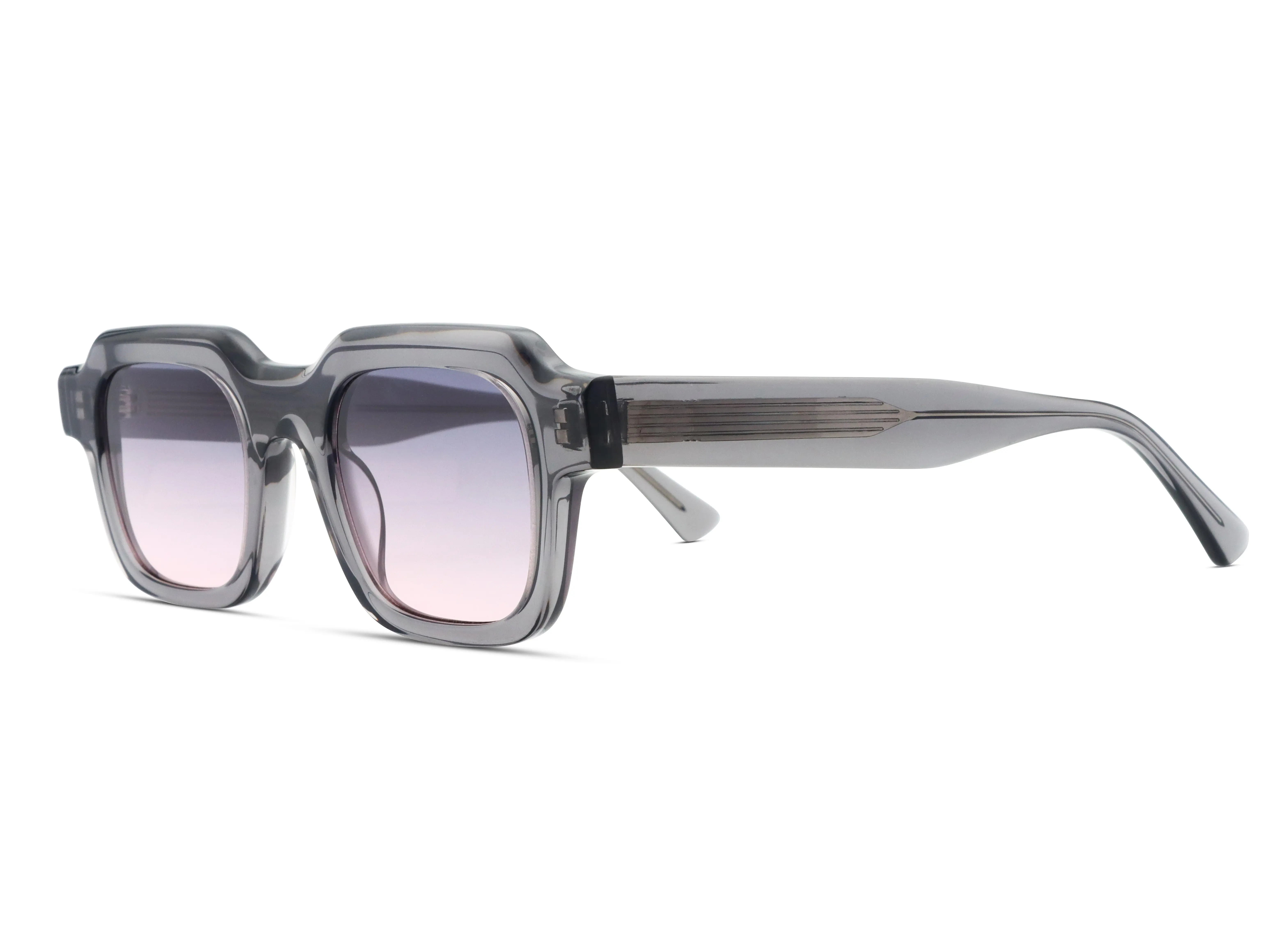 CE Certification Wholesale Black Thick Square Acetate Sunglasses from China | Top Suppliers & OEM Factory Manufacturers, Product