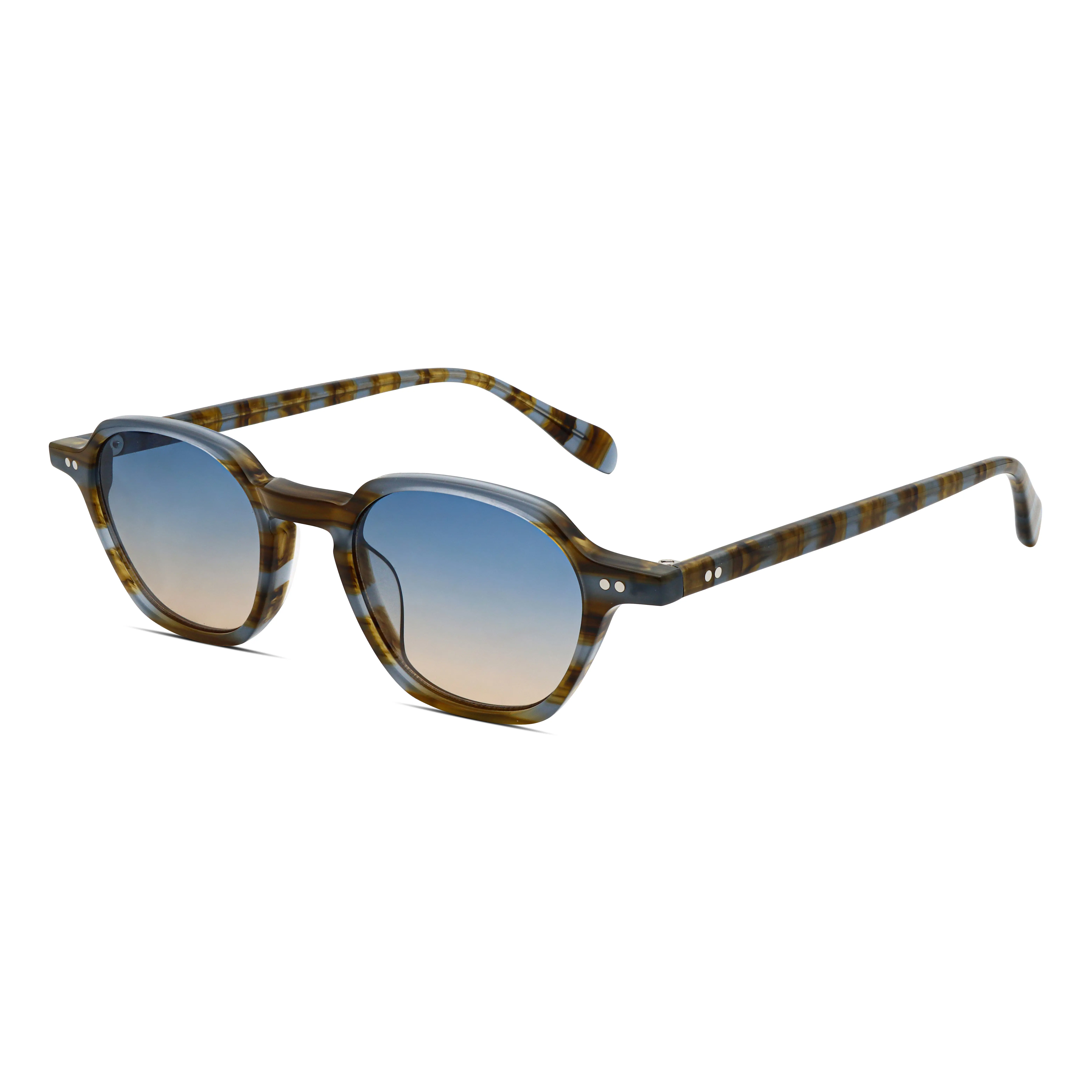 Custom Vintage Irregular Round Frame Luxury Sunglasses from China Suppliers | High-Quality Factory Wholesale for Boutique Stores Manufacturers, Supplier