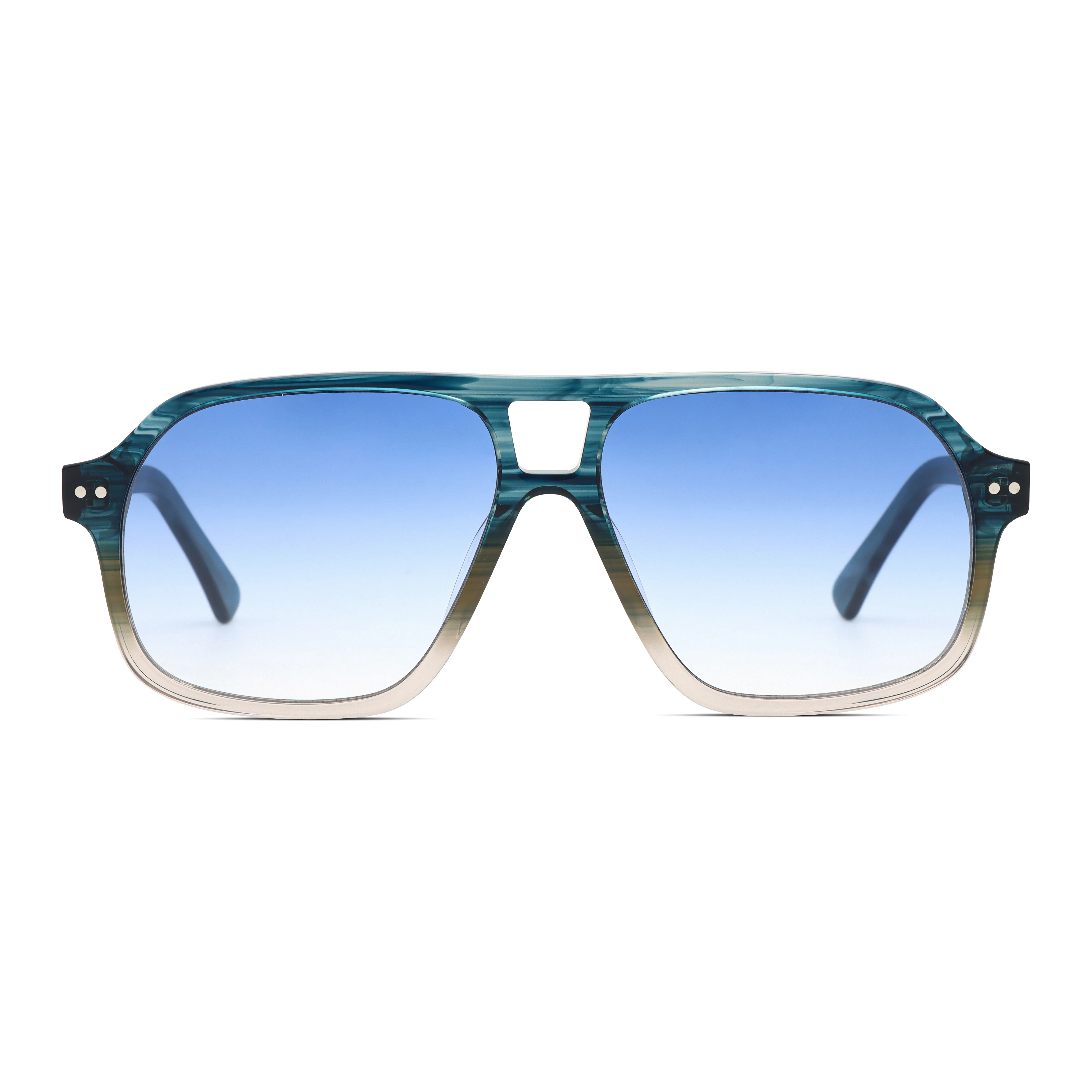 ODM Men's Luxury Oversized Pilot Sunglasses, Customizable Logo Acetate Frame Fashion Sunglasses OEM ODM Supplier, Products
