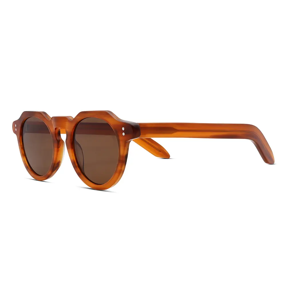 Wholesale Retro Round Tortoiseshell Acetate Sunglasses | China Suppliers & OEM ODM Factory for Customization Suppliers, Product