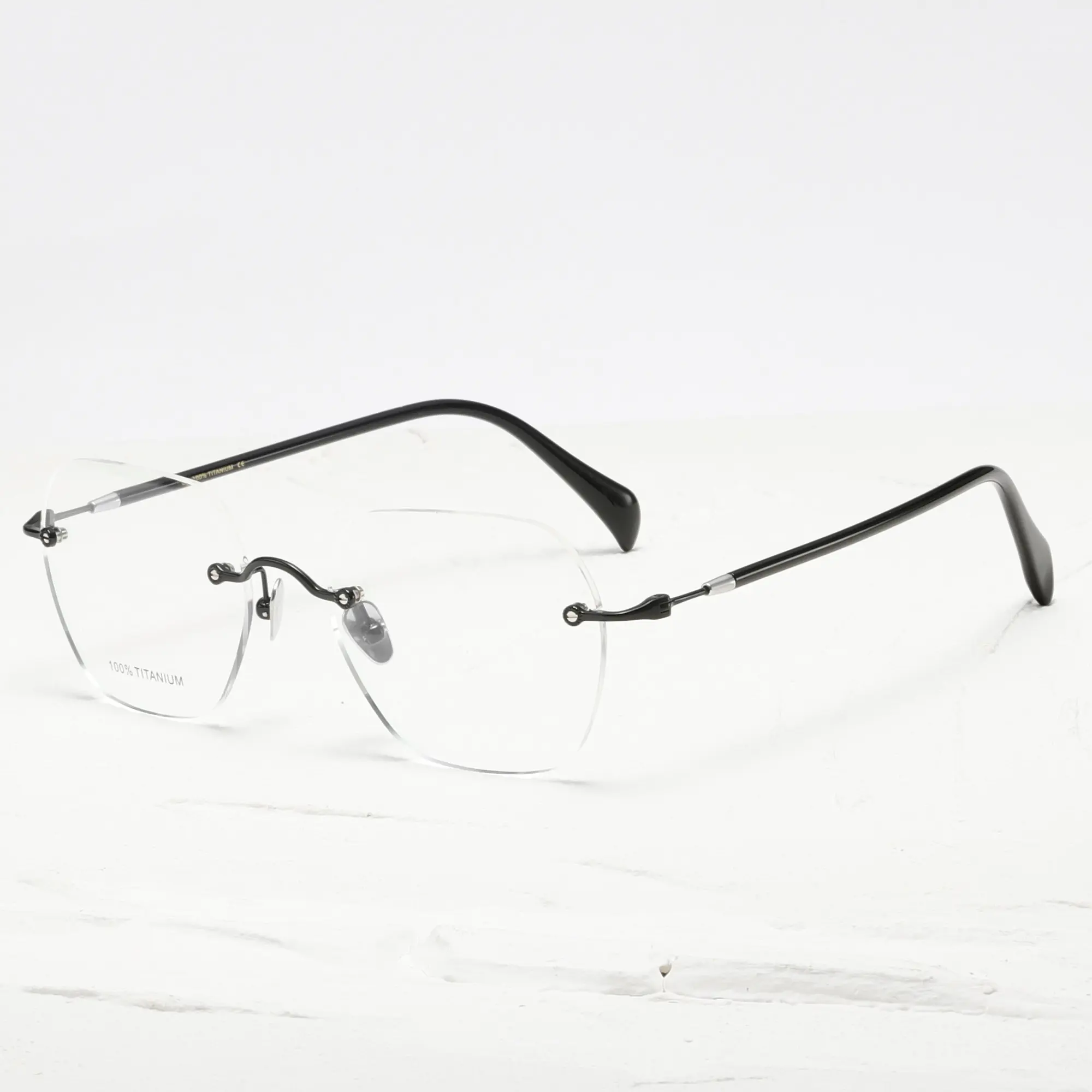 ODM Wholesale 100% Pure Titanium Rimless Eyeglass Frames | Luxury Unisex Optical Frames from China Suppliers and Factory Manufacturers, Factory