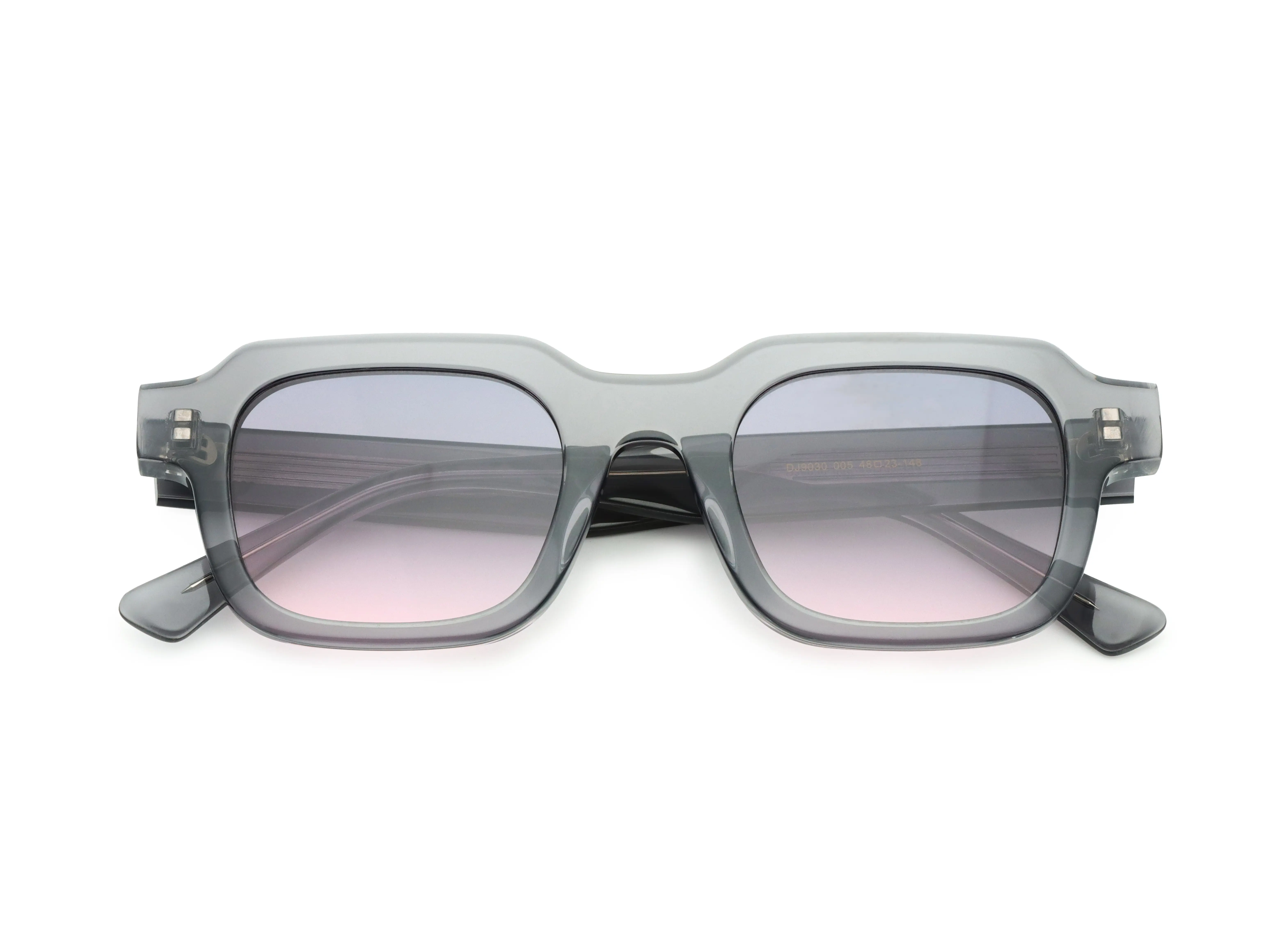 CE Certification Wholesale Black Thick Square Acetate Sunglasses from China | Top Suppliers & OEM Factory Manufacturers, Product