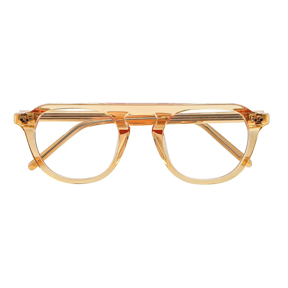 CE Certification High-Quality Vintage Round Acetate Eyeglasses Frames for Men by China Factory Suppliers - OEM/ODM Available Manufacturer, Factories
