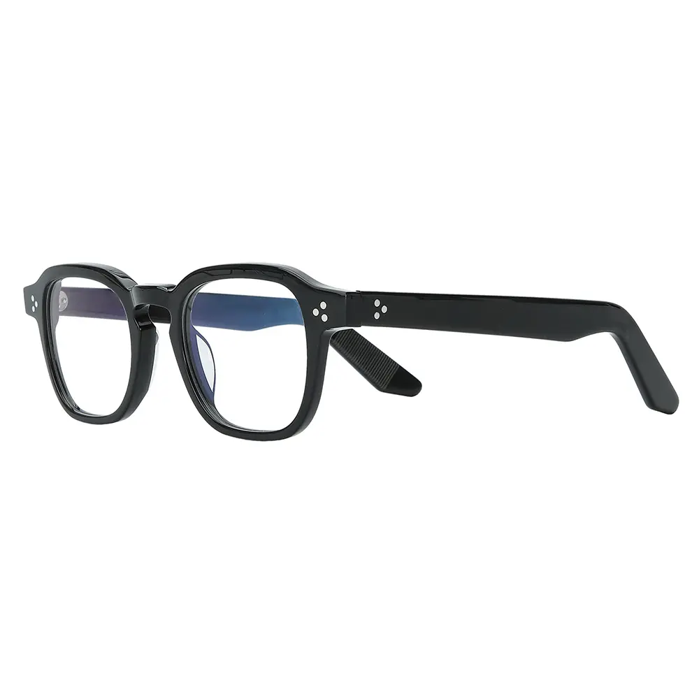 ODM Light Blue Transparent Square Acetate Optical Frames Wholesale | OEM ODM Factory Manufacturer, Factories