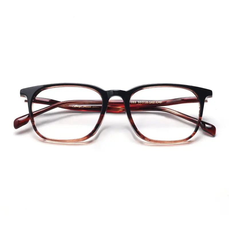 Wholesale Premium Black Acetate Square Eyeglasses Frames for Men - Lightweight Comfort from China Suppliers & Factory Manufacturer, Factories