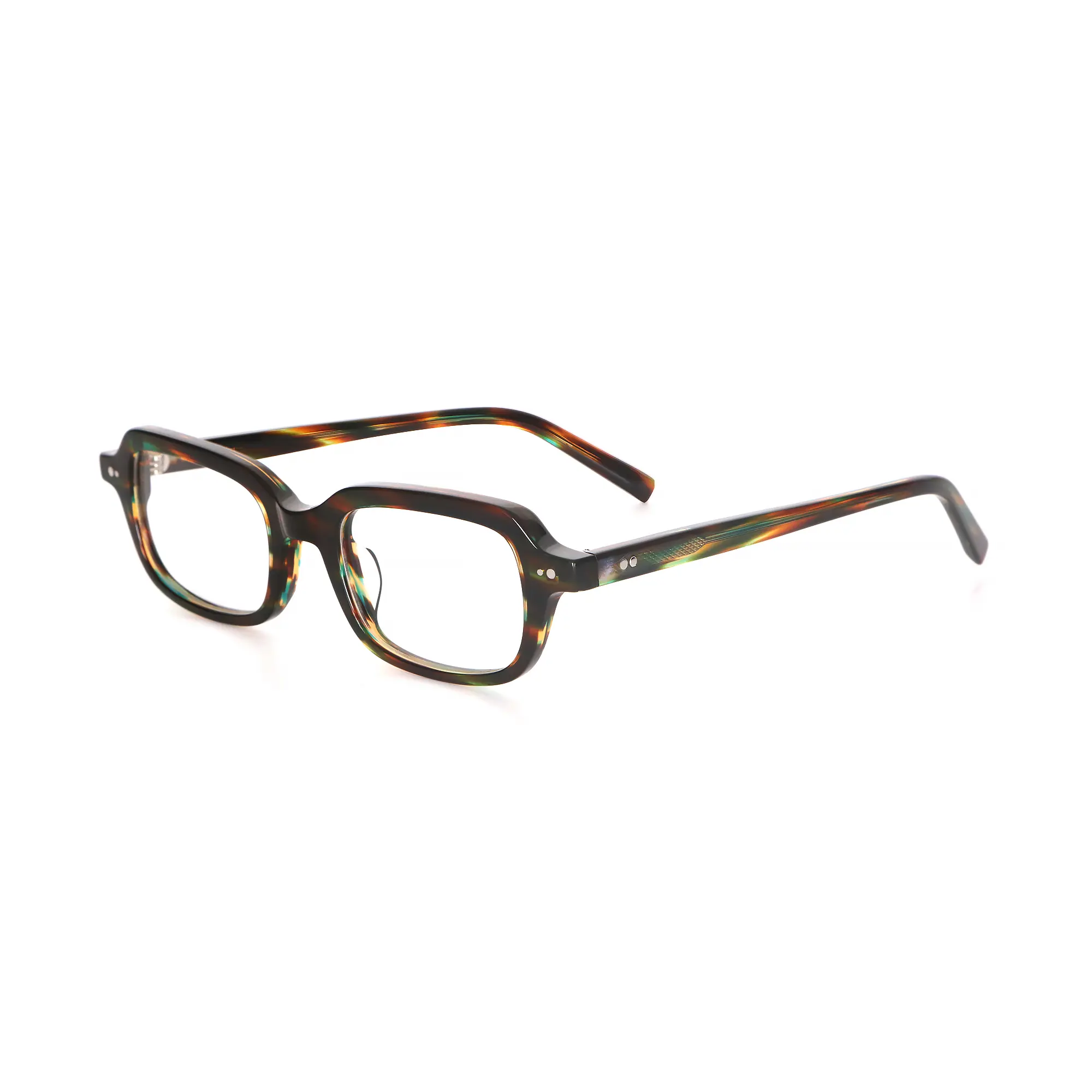 OEM Wholesale Multicolor Acetate Frames from China | Stylish Retro Narrow Square Optical Glasses Suppliers and Factory Supplier, Factories