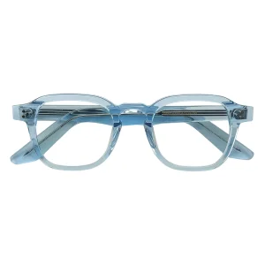 ODM Light Blue Transparent Square Acetate Optical Frames Wholesale | OEM ODM Factory Manufacturer, Factories
