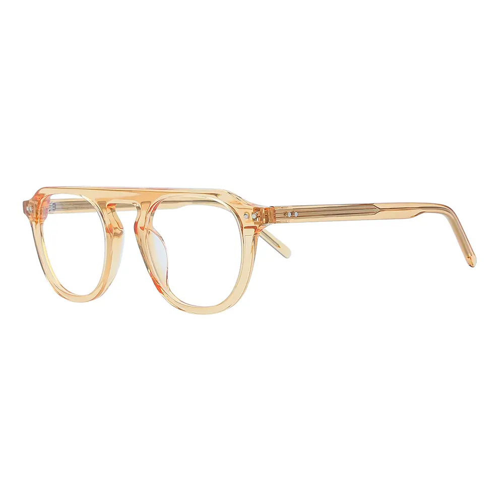 CE Certification High-Quality Vintage Round Acetate Eyeglasses Frames for Men by China Factory Suppliers - OEM/ODM Available Manufacturer, Factories