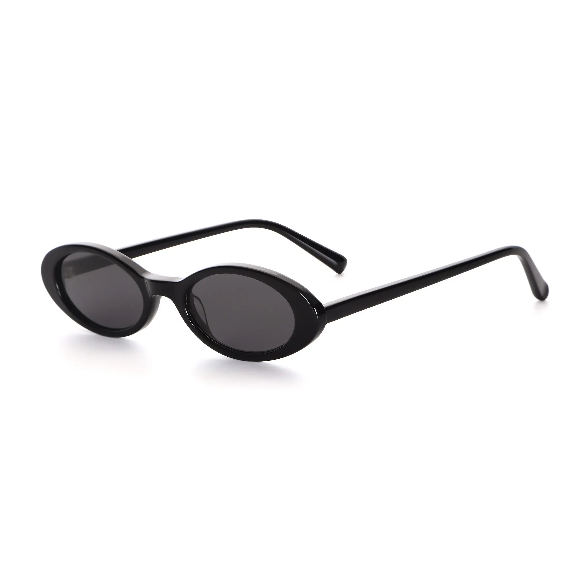 Custom Champagne Oval Acetate Sunglasses Wholesale | Custom Logo Supplier Manufacturers, Product