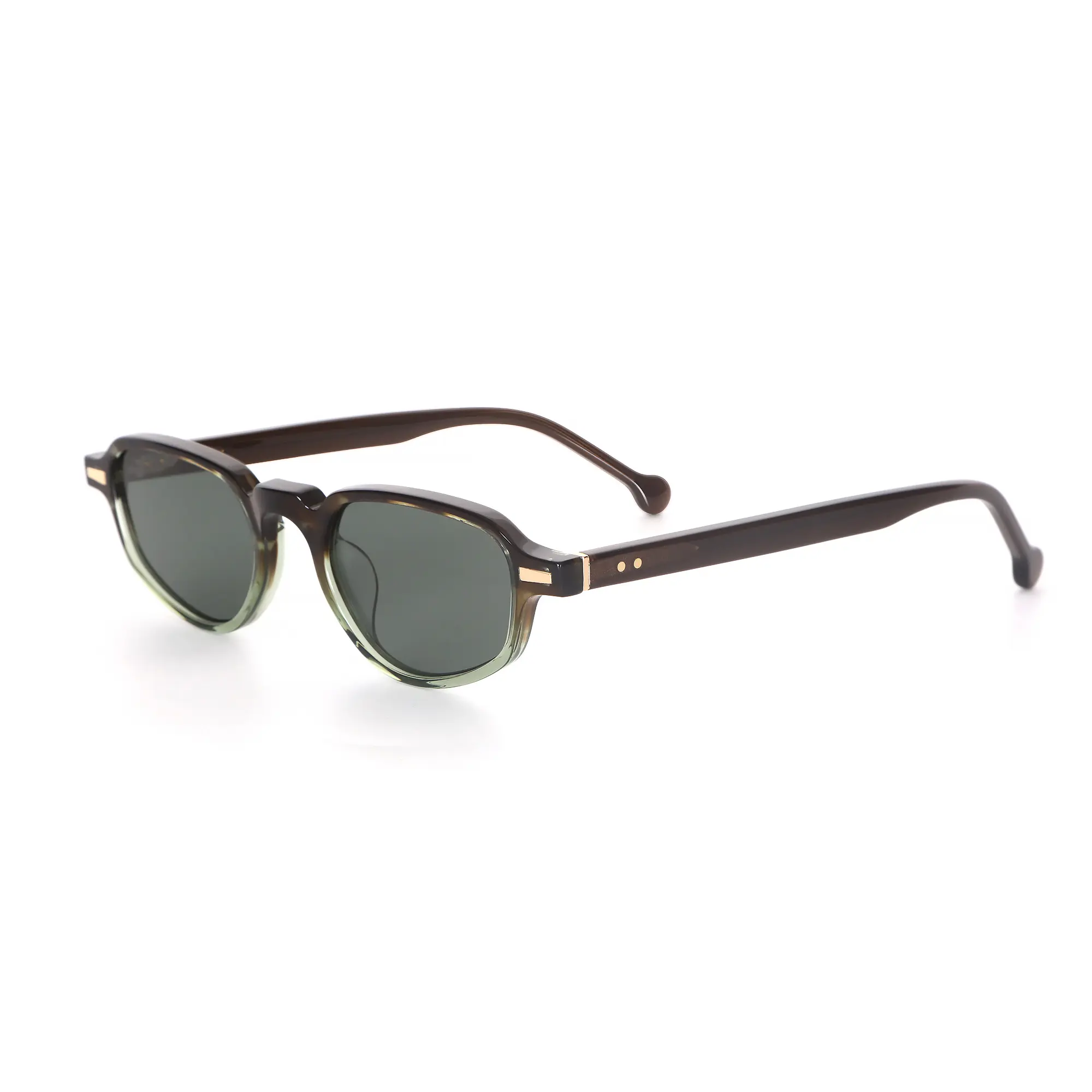 High-Quality Wholesale Polarized Sunglasses, Vintage Irregular Acetate Sunglasses, Unisex, Customizable Lens, Fashion Sunglasses, OEM ODM Supplier, Suppliers