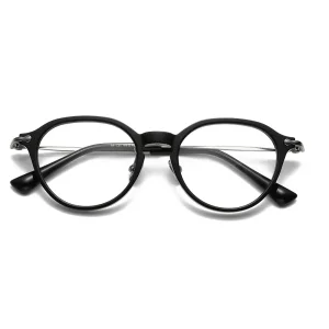 CE Certification Pure Titanium Round Hand-Carved Optical Frames - Ultra Light 15g by China Suppliers & Factory, Unisex Design Supplier, Factory