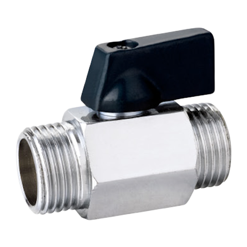 Buy Polished Chrome Plated Male Thread Brass Mini Ball Valve Quotes, Exporter