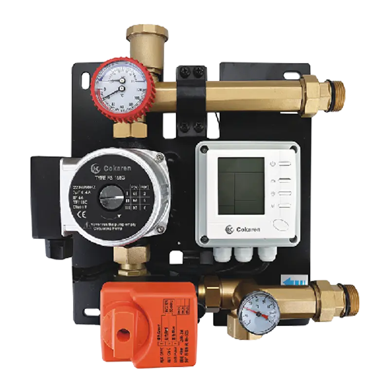 HVAC Mixing Control System for Hydronic Heating Loops