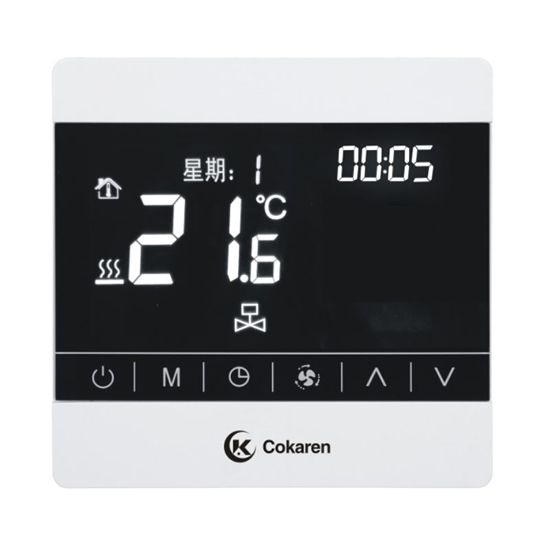 Buy Display Touch Key Programmable Fan Coil Thermostat Manufacturer, Manufacturers