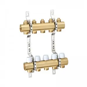 Heavy Forged Multi-Port Brass Manifold Block
