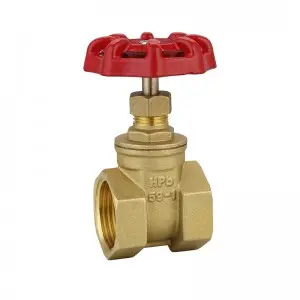Heavy Duty Forged Brass Gate Valve with Solid Wedge Gate