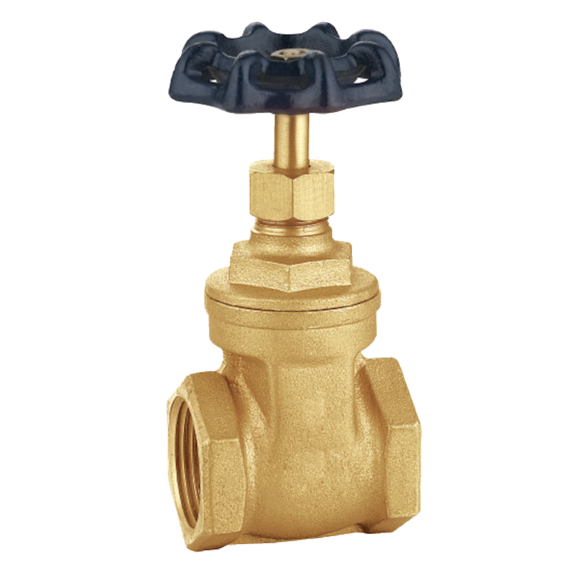 Cheap Brass Gate Valve with Two-Way Threaded Gate Valve Control Gate Valve for Water Use Manufacturer, Product