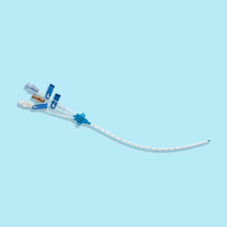 Catéter venoso central médico desechable solo catéter