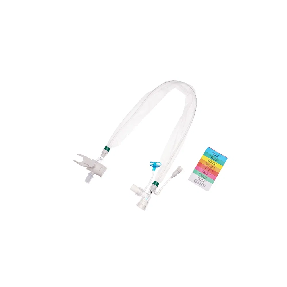 Catéter de succión cerrado desechable de alta calidad para terapia respiratoria en hospitales