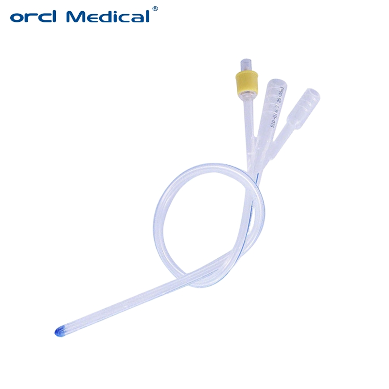 Catéter urinario Foley desechable de silicona externa quirúrgica