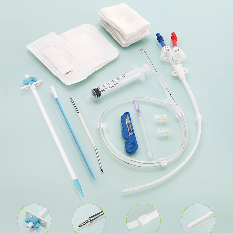 Kit de catéter de hemodiálisis de larga duración a precio de fábrica