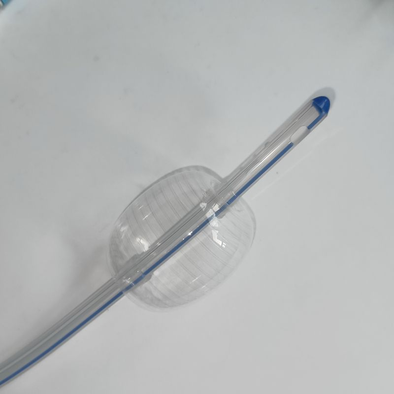 Catéter Foley de silicona personalizado de alta calidad con punta Dufour de tres vías