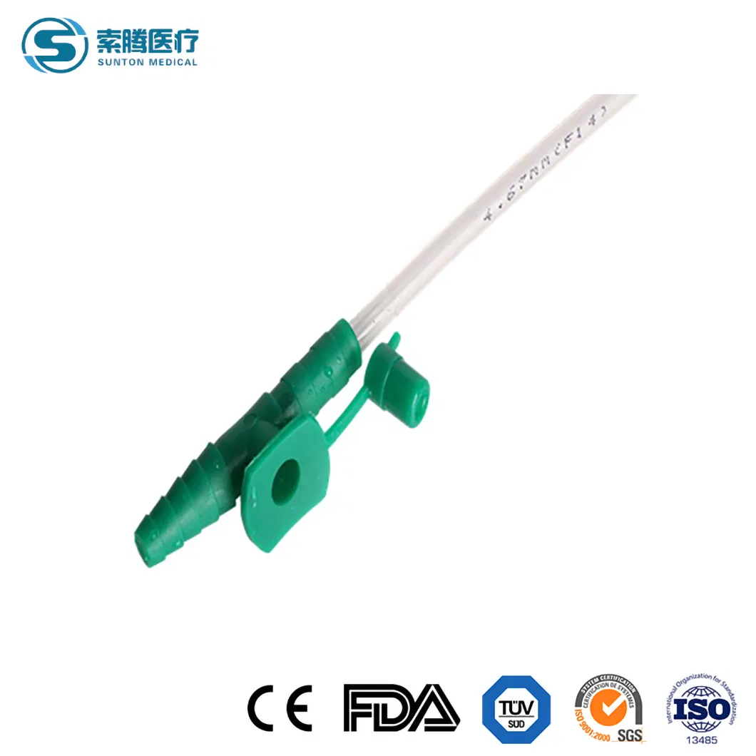 Catéter de succión de flema estéril de vacío, China, con marcas graduadas redondas, fabricación de catéter de succión ODM OEM, catéter de succión quirúrgica personalizado