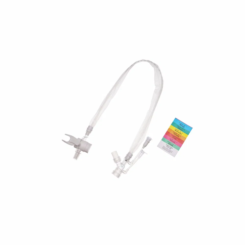 Catéter de succión cerrado desechable de alta calidad para terapia respiratoria en hospitales