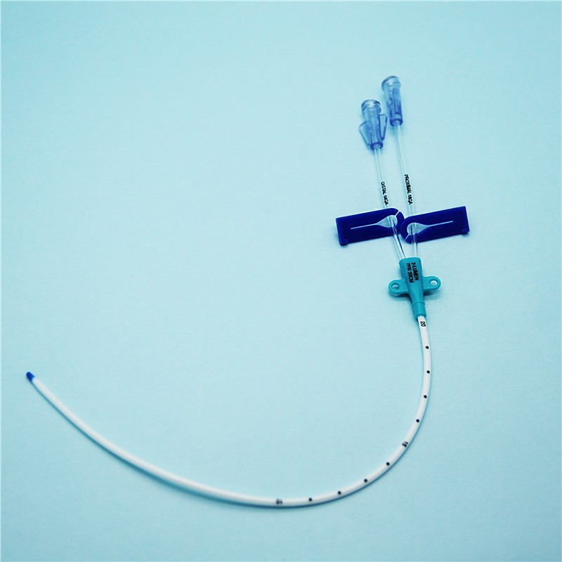 Conjunto de catéter venoso central de un solo y doble lumen desechable médico
