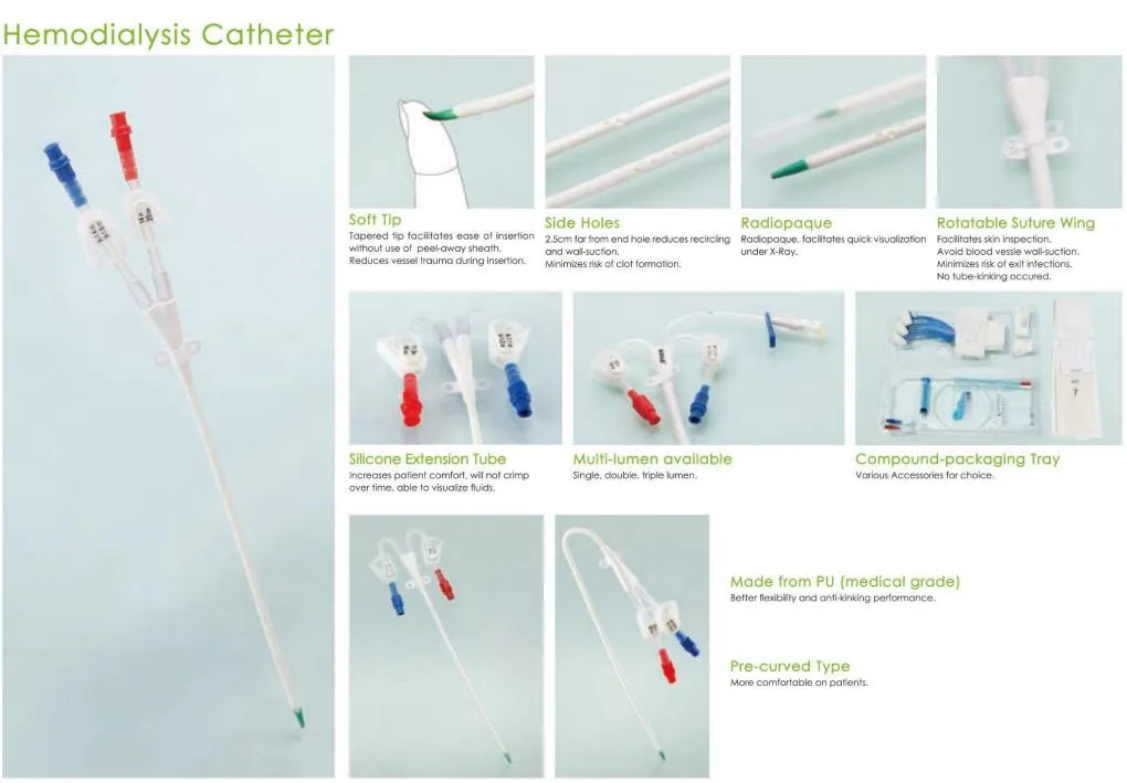 Especificaciones de Catéter