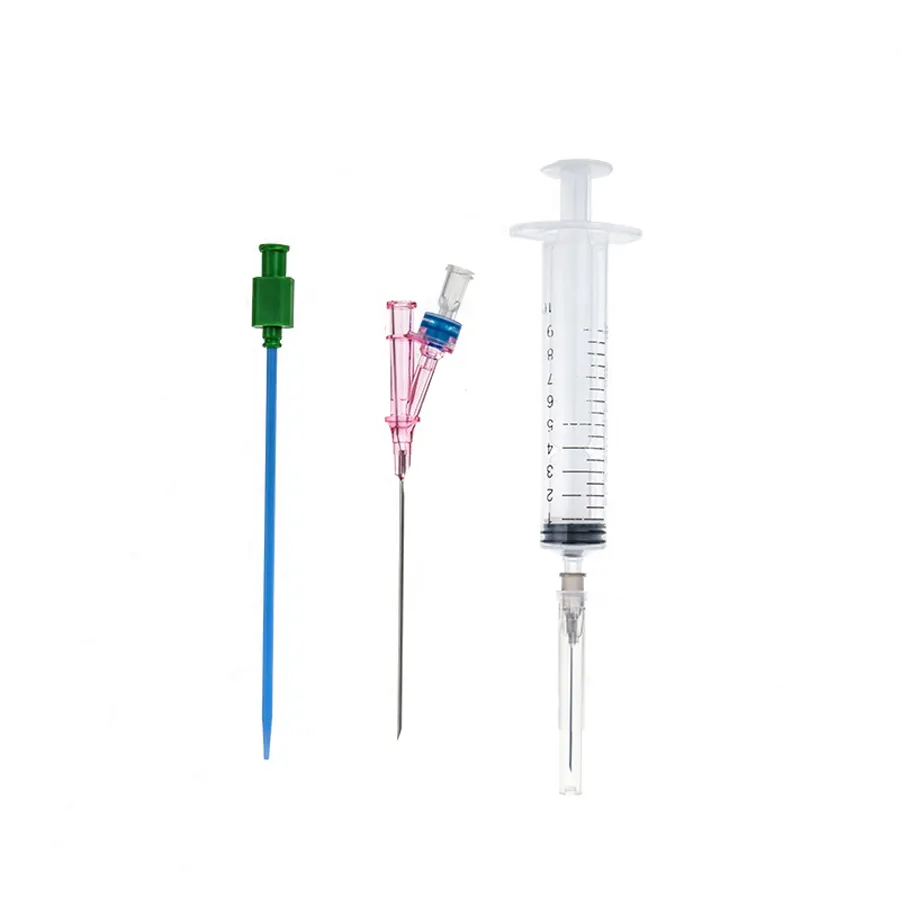 Catéter venoso central desechable quirúrgico antimicrobiano sin látex de un/dos/tres/cuatro lúmenes