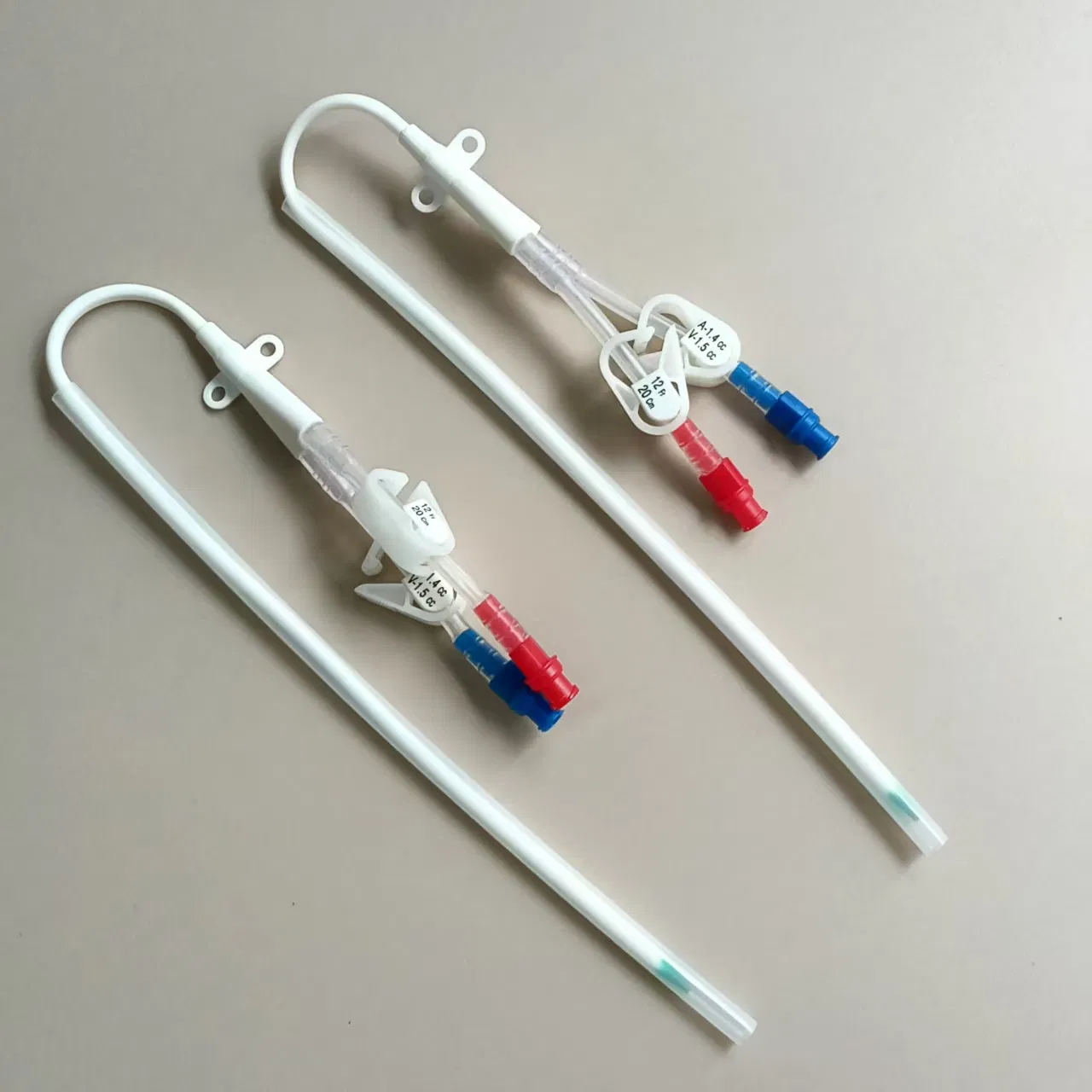 Catéter médico desechable para hemodiálisis