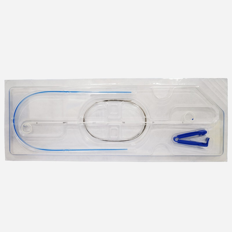 Conjunto de Stent Ureteral Doble J de Urología Fr 5fr 6fr 6X26cm, Ajustable en Ambos Extremos Abierto Stent Ureteral Doble DJ con Empujador