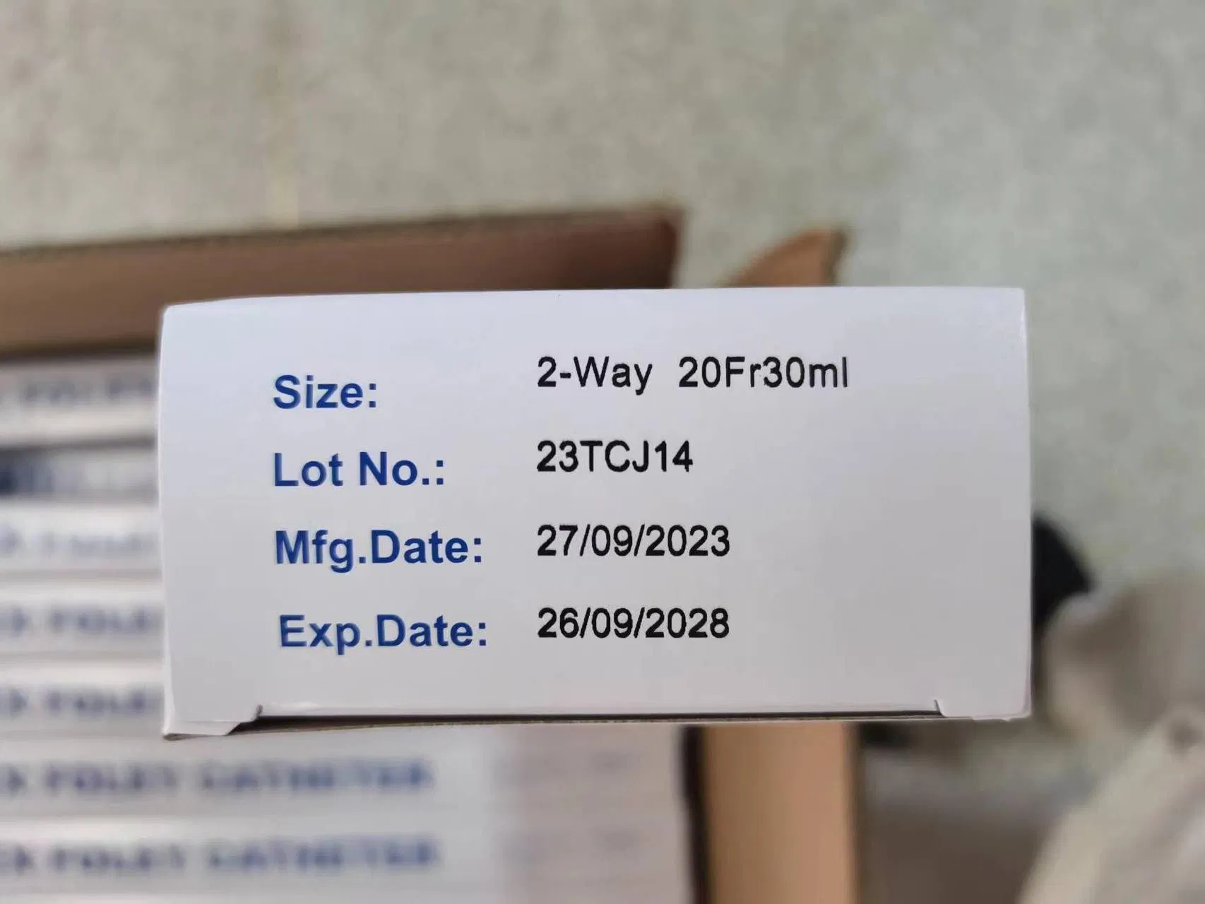 Catéter Foley médico 2 personalización catéteres Foley recubiertos antimicrobianos látex