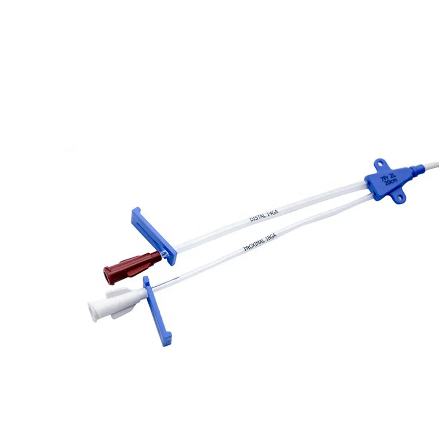Catéter venoso central desechable quirúrgico antimicrobiano sin látex de un/dos/tres/cuatro lúmenes